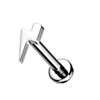 Zap Titanium Flatback Stud