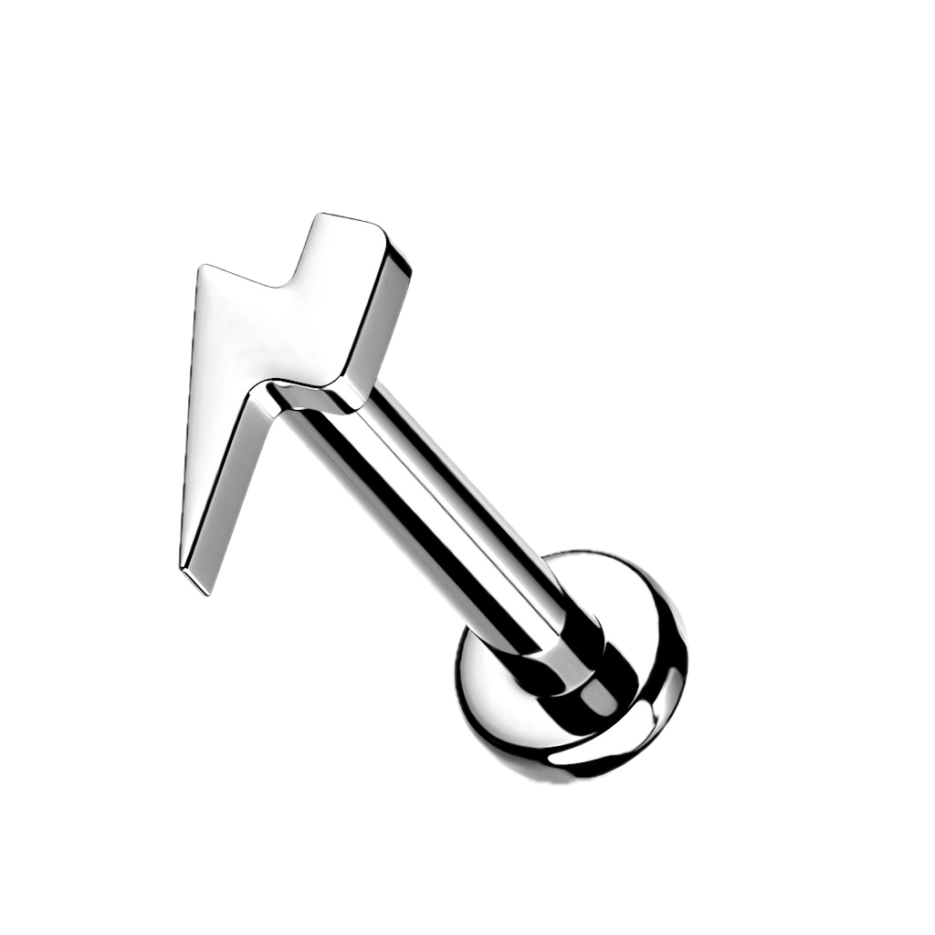 Zap Titanium Flatback Stud
