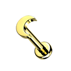 Moonbeam Titanium Flatback Stud