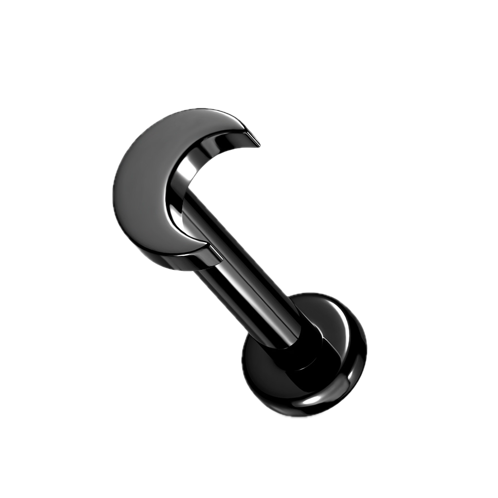 Moonbeam Titanium Flatback Stud