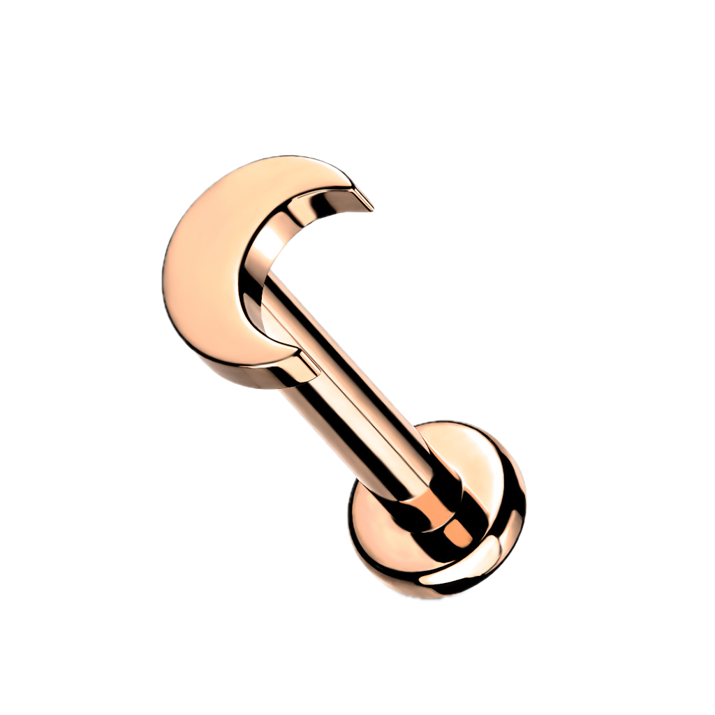Moonbeam Titanium Flatback Stud