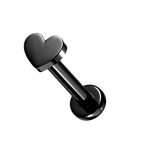 Sweetheart Titanium Flatback Stud