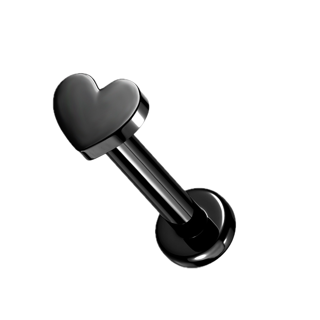 Sweetheart Titanium Flatback Stud