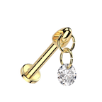 Little Drop Titanium Flatback Stud