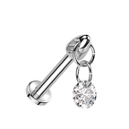 Little Drop Titanium Flatback Stud
