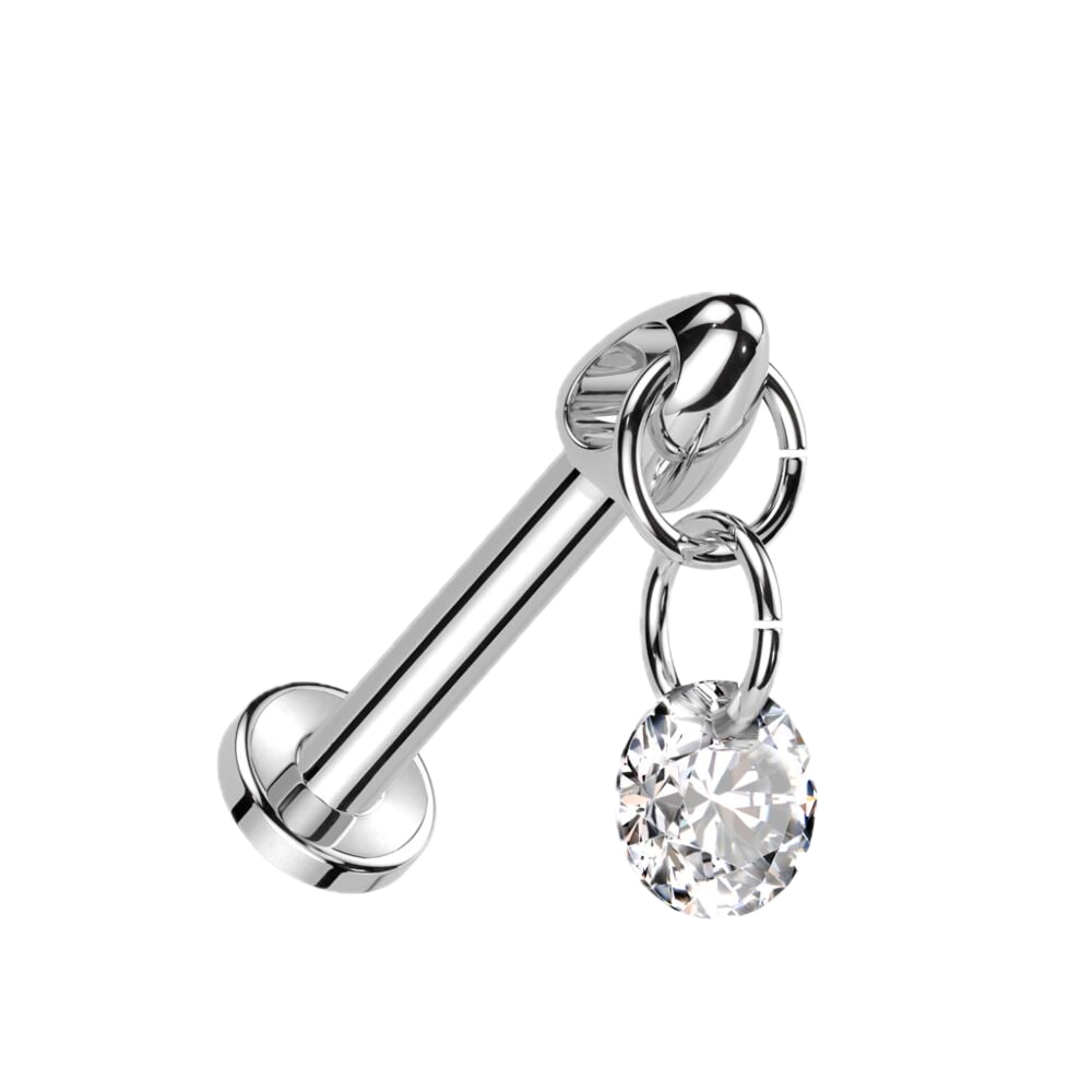 Little Drop Titanium Flatback Stud