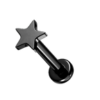 Twinkle Star Titanium Flatback Stud