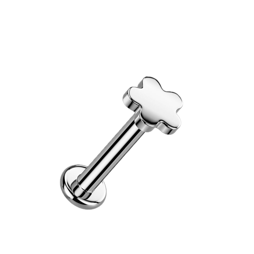 Tiny Bloom Titanium Flatback Stud