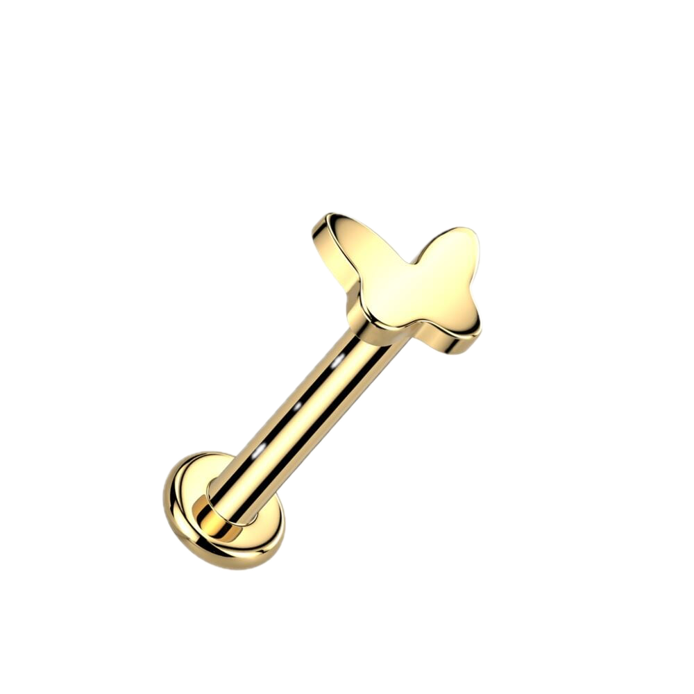 Flutter Titanium Flatback Stud