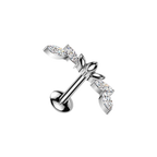 Little Wings Titanium Flatback Stud