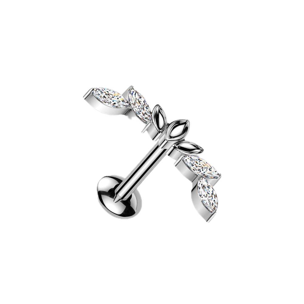 Little Wings Titanium Flatback Stud