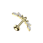 Little Wings Titanium Flatback Stud