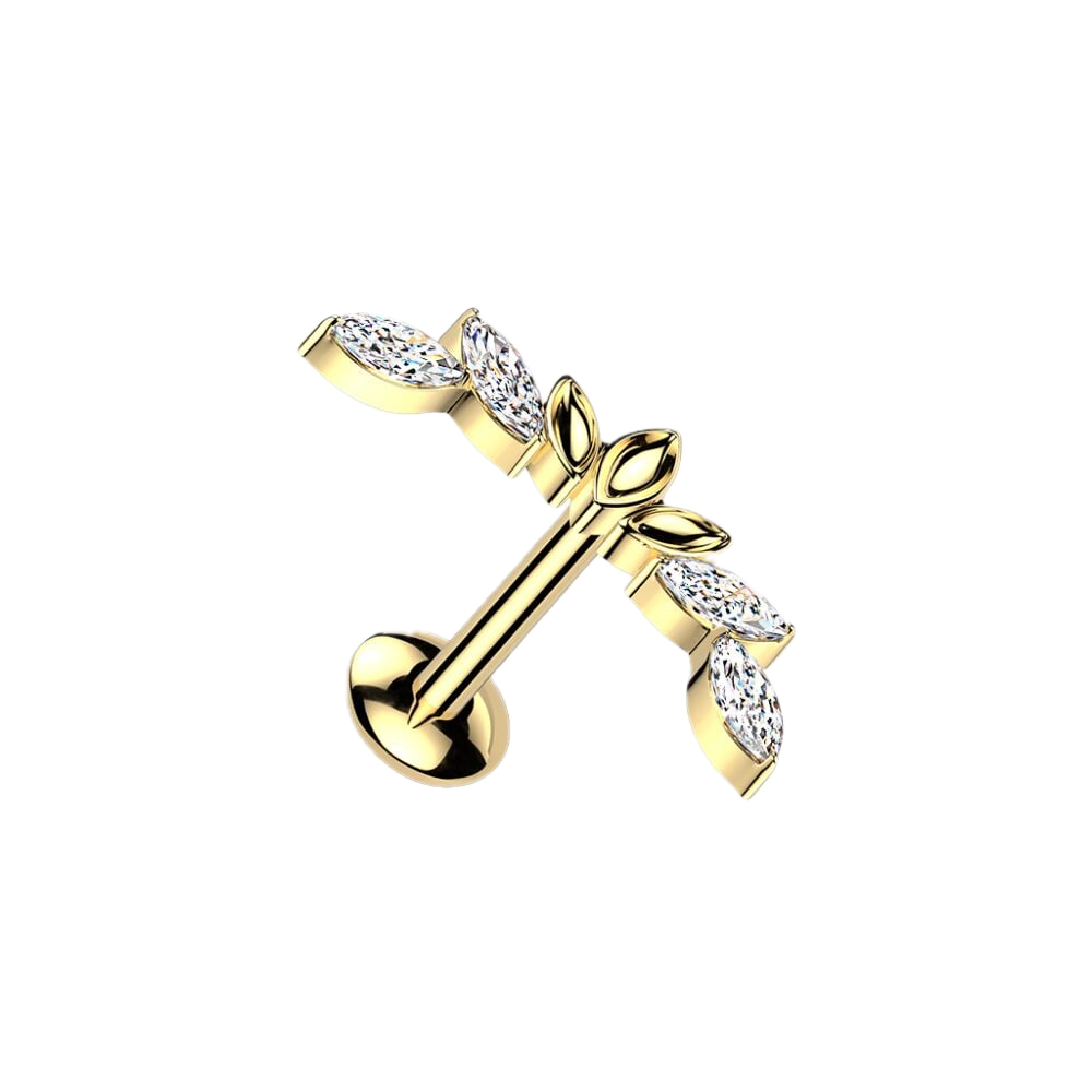 Little Wings Titanium Flatback Stud