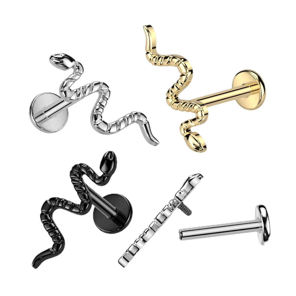 Slither Titanium Flatback Stud