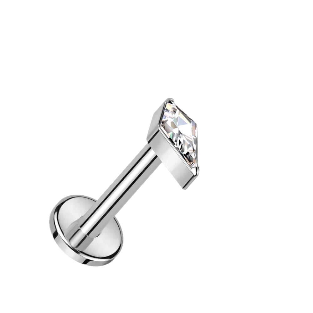 Spearhead Titanium Flatback Stud