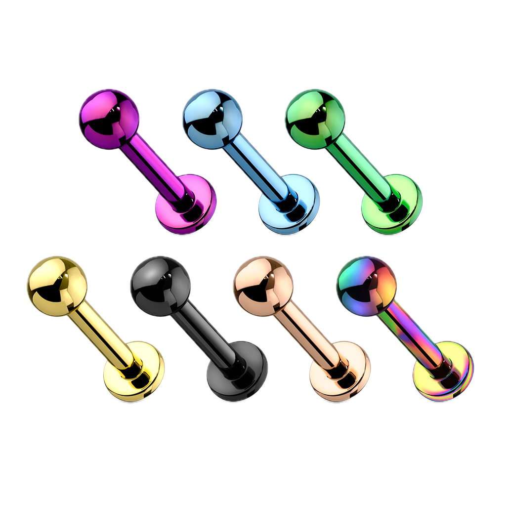 Classic Shine Titanium Flatback Stud